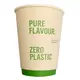 Ποτήρι Χάρτινο Διπλότοιχο Plastic Free 12oz (355ml) -25τεμ "Pure Flavor Design" - Χάρτινα Ποτήρια στην Ecocraft