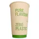 Ποτήρι Χάρτινο Διπλότοιχο Plastic Free 16oz (470ml) -25τεμ "Pure Flavor Design" - Χάρτινα Ποτήρια στην Ecocraft