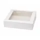 Κουτί λευκό με παράθυρο Easy Open Μικρό (16,5x11,5x4cm) - Κουτιά Ζαχαροπλαστικής στην Ecocraft