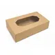 Κουτι Catering kraft με παραθυρο medium 35,7x24,7x8cm - Κουτιά Φαγητού στην Ecocraft