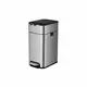 Stainless Steel Pedal Bin with Butterfly Lid 9lt - Toiler Trash Can and Toilet Brush  στην Ecocraft
