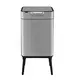 Stainless steel bucket with feet and handle PUSH 40LT - Toiler Trash Can and Toilet Brush  στην Ecocraft