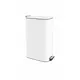 Stainless Steel Waste Bin White 30L - Toiler Trash Can and Toilet Brush  στην Ecocraft