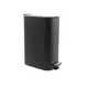Stainless Steel Waste Bin Black Matte 30L - Toiler Trash Can and Toilet Brush  στην Ecocraft