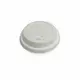 White Sugar Cane Paper Flip Lid 80mm 50pcs - Cup Lids στην Ecocraft