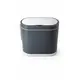 Waterproof grey plastic bin 8 L with sensor and built-in special handle - Toiler Trash Can and Toilet Brush  στην Ecocraft