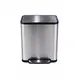 Stainless Steel Pedal Bin 40L with inner bin - Toiler Trash Can and Toilet Brush  στην Ecocraft