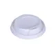 White Standard Lind for Paper Cups 100pcs - Cup Lids στην Ecocraft