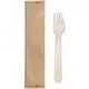 Wooden Fork in a 1/1 Craft Envelope 100pcs - Ecological Cutlery Set  στην Ecocraft