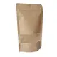 Σακουλάκι kraft τύπου DoyPack με παράθυρο - Σακούλες Vegetal-Χαρτιά Αφής/Τυλίγματος στην Ecocraft