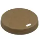 Kraft Paper Sip Thru Lid for Paper Cups 8oz - 50pcs - Cup Lids στην Ecocraft