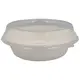 Biodegradable Round Cane Salad Bowl BW 900ml (19.5X5.2) 125pcs - Biodegradable Sugar Cane Containers  στην Ecocraft