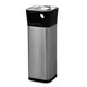 Κάδος Απορριμμάτων INOX 30L με Σταχτοδοχείο - Κάδοι Εξωτερικών Χώρων στην Ecocraft