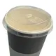 Standard PET LID for Cold drinks and Paper Cups 12-16oz 100pcs - Cup Lids στην Ecocraft