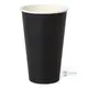 Ποτήρι Χάρτινο Μονότοιχο "Μαύρο" 16oz (470ml) -50τεμ - Χάρτινα Ποτήρια στην Ecocraft