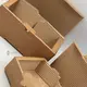 Kraft Corrugated Waveform Paper Food Box 22Χ13Χ8.3cm - Food Boxes στην Ecocraft