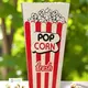 Κουτί Pop Corn Λευκό-Κόκκινο 1.6Lt (70x70-90x190) - Κουτιά Φαγητού στην Ecocraft