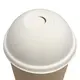 Καπάκια μπομπέ λευκά από ζαχαροκάλαμο για χάρτινα ποτήρια 12-16oz 50τμχ - Καπάκια Ποτηριών στην Ecocraft