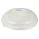 PET lid for sugarcane salad bowls Round BW32-125pcs - Biodegradable Sugar Cane Containers  στην Ecocraft